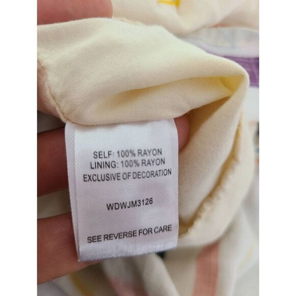 Anthropologie Lost + Wander Womens Striped Patti Puff Fit & Flare Dress Small - Picture 8 of 8